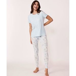 NEW La Vie En Rose 2-Piece PJ Set